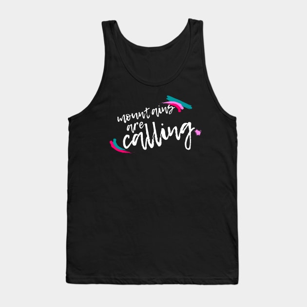 Mountains are calling - woman Tank Top by Mey Designs